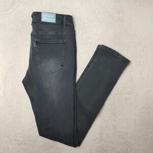 Pheelings Jeans Mens 32x32 Gray Skinny Charcoal Wash Distressed Stretch